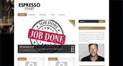 Desktop Screenshot of espressostart.nl