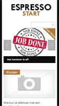 Mobile Screenshot of espressostart.nl