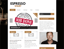 Tablet Screenshot of espressostart.nl
